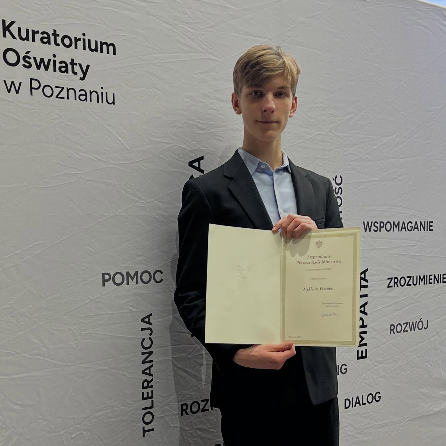 Ogromny sukces naszego ucznia!
